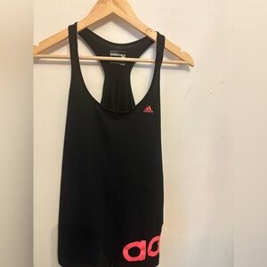 Adidas Black Racerback Tank Top